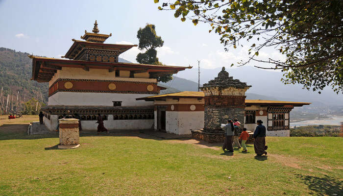 Walk to Chimi Lhakhang Temple