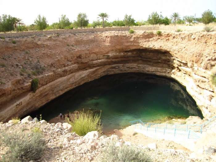 sinkhole i Oman
