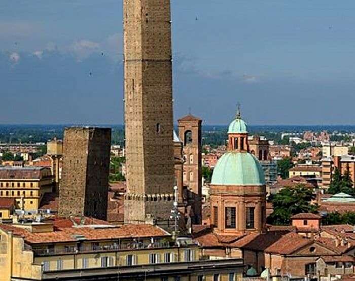 view of bologna's towers