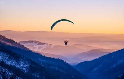 Awesome Paragliding In Gangtok