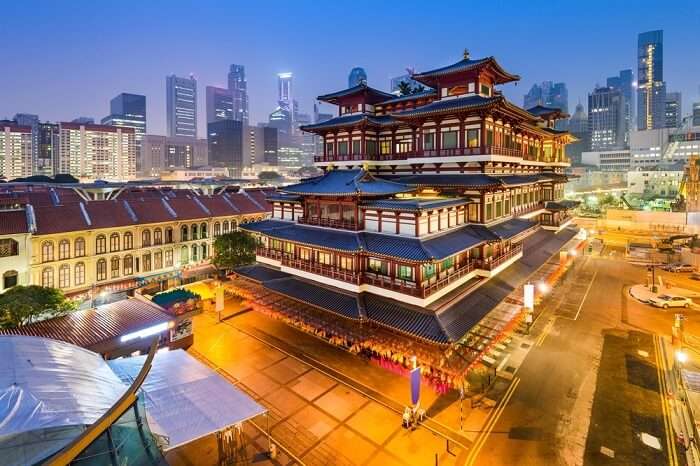 buddha temple in Singapore