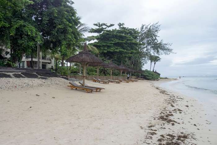 famous beach in Mauritius