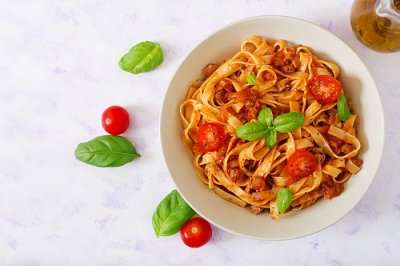 pasta with fetuccine
