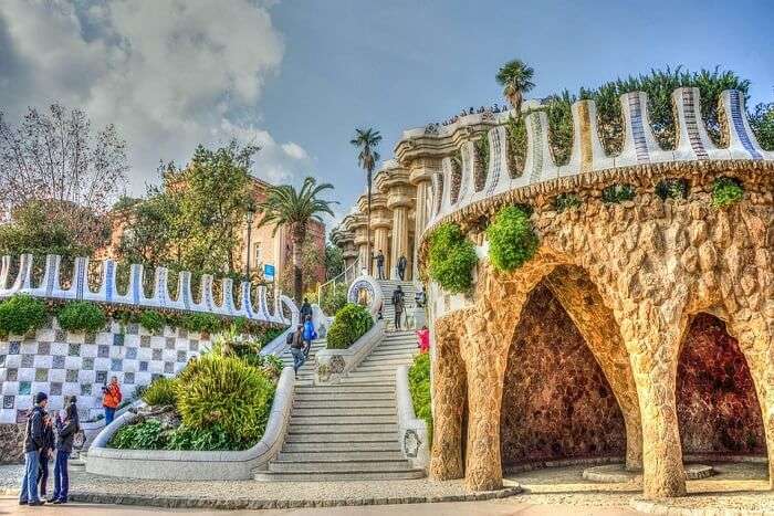 famous park in Barcelona