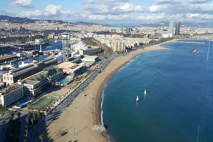 beach in Barcelona