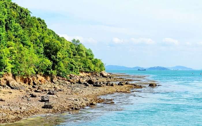 View of beautiful Lazarus island