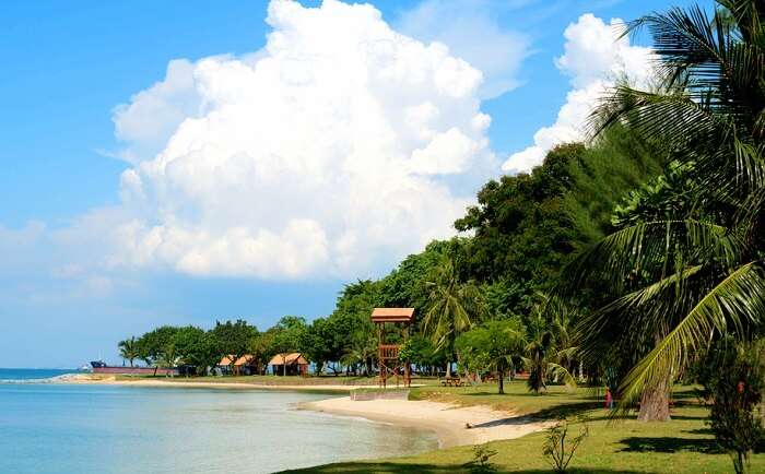 View of Kusu island