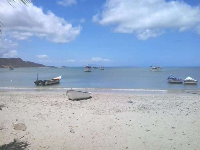 view of small ship in pawai pulau