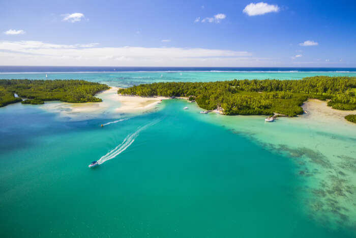 islands near Mahebourg in mauritius