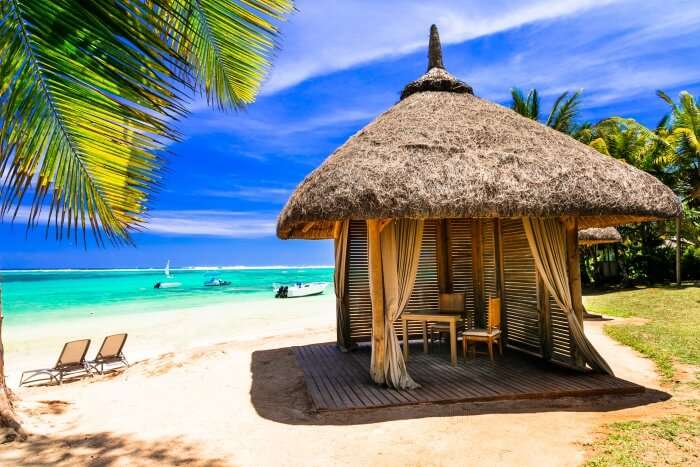 shelter in the beach