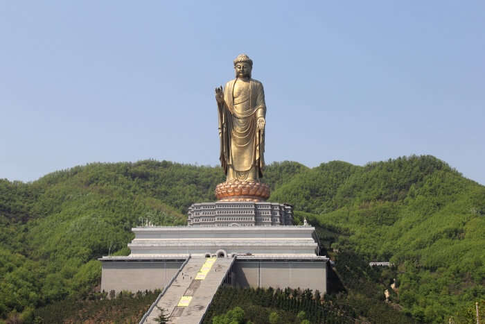 Spring Temple Buddha In China