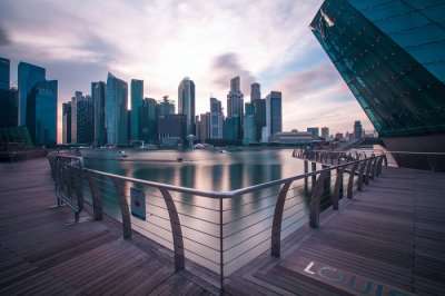 boardwalk in Singapore