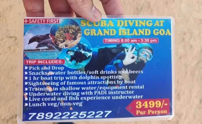 scuba diving card