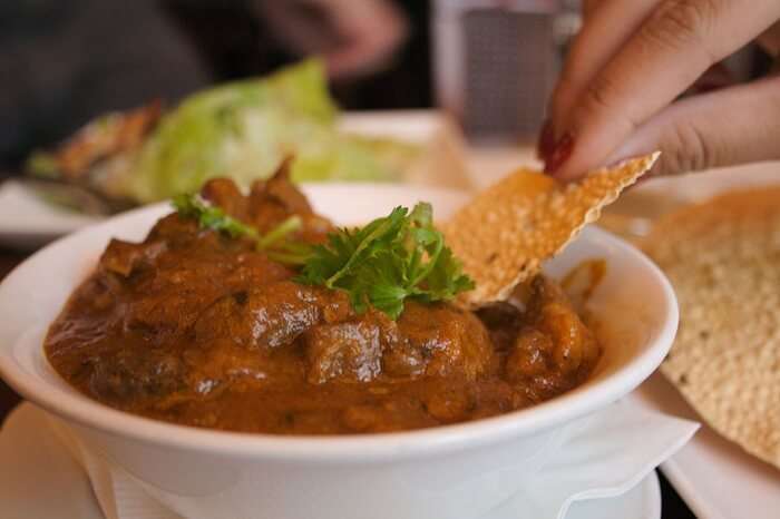 Aromatic lamb curry