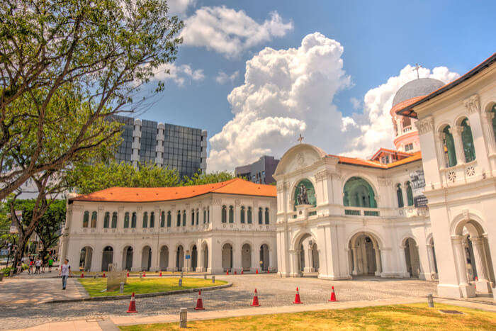 Singapore on a bright sunny morning