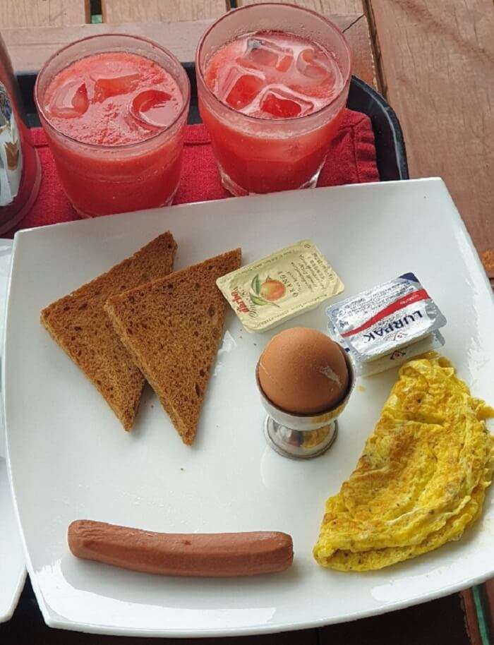 heavy breakfast