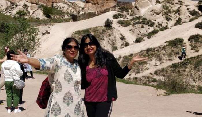 the soft hills of Cappadocia