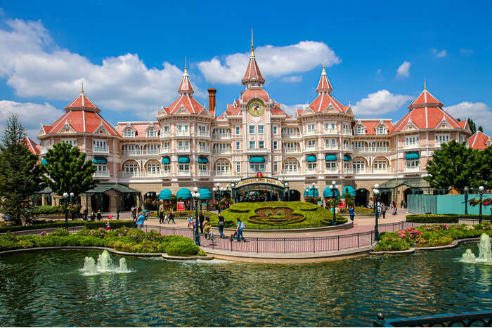 Disneyland amusement park in Paris