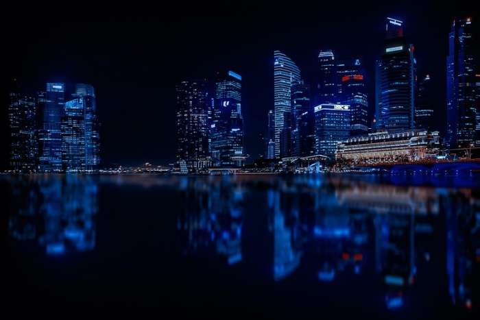 Singapore at night