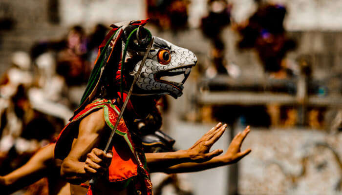 Colored Carved Masks