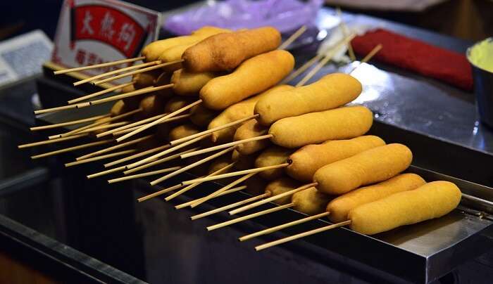 Stall Hot Dog Food