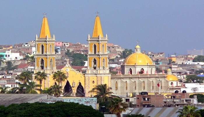 Mazatlan Cathedral in mexico