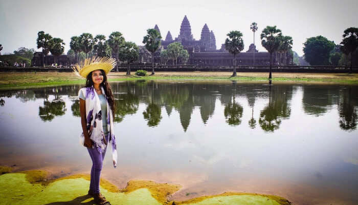 Priya at Angkor Wat
