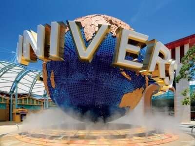 Universal studios is one of the major places to visit in Singapore for honeymoon