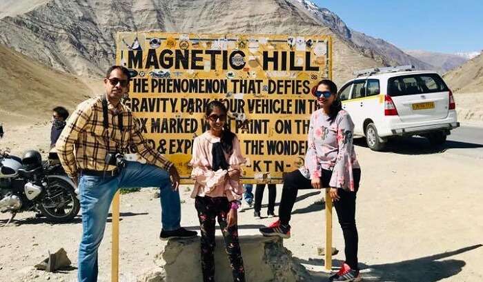 visiting the magnetic hill
