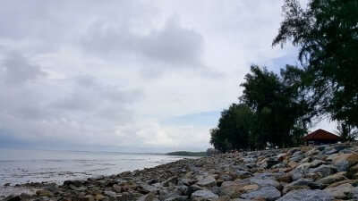 Morib beach view