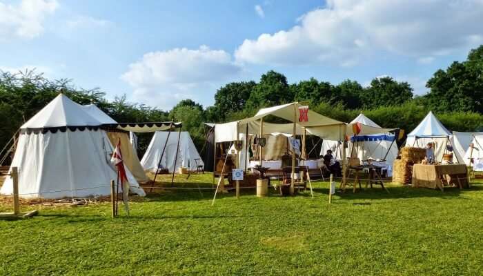 Bell Tent With Fan