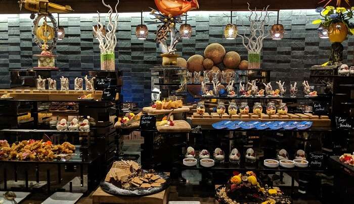an impressive buffet