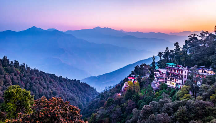 A view of Mussoorie