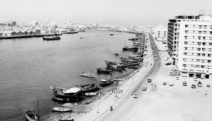 dubai waterfront in 1954