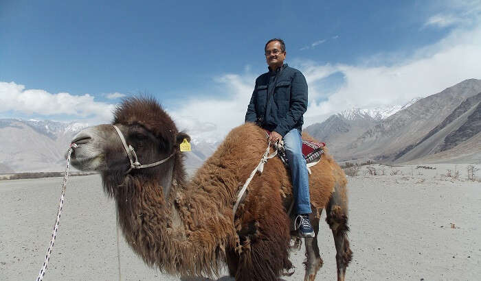 I enjoyed camel rides