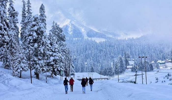 Gulmarg fully covered with snow