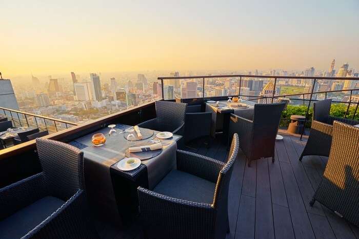 Rooftop bar