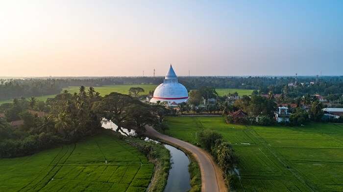 aerial view of tissamaharama