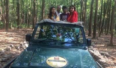 family visited the Jim Corbett National Park