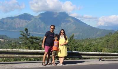 enjoying the barong volcano trip