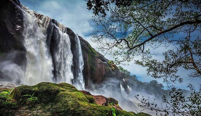 view of the waterfall