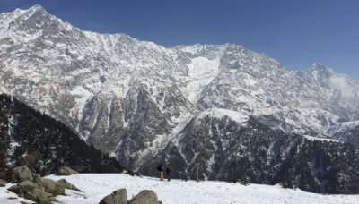 Triund view in winters