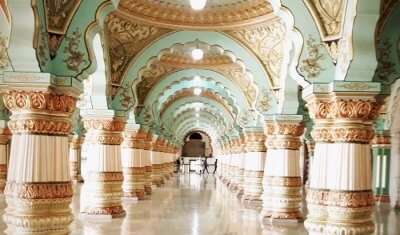 beautiful interior of palace