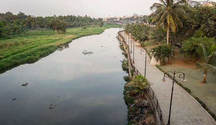 it is a tributary to the mightier river of Krishna