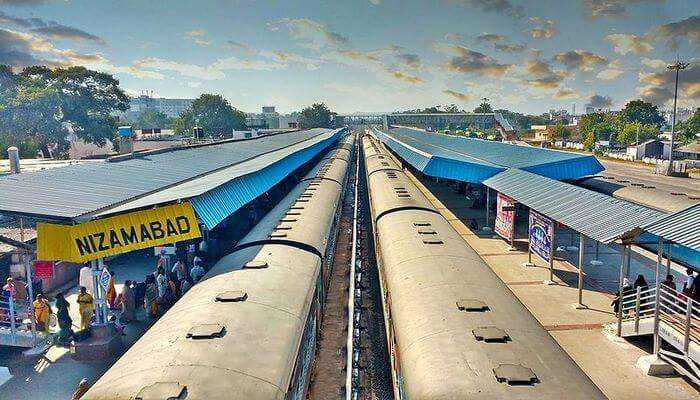 Nizamabad Railway station in Telangana
