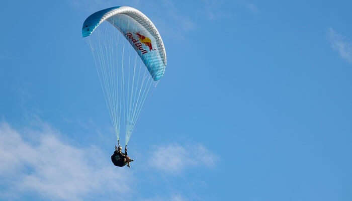 Paragliding In Sky