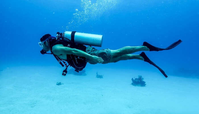 Scuba Diving in Sea