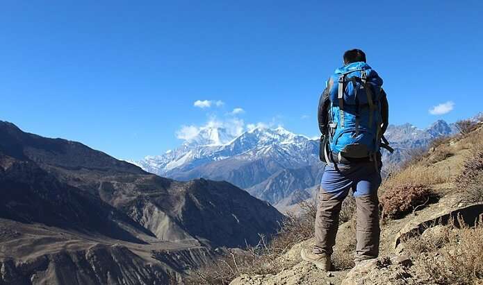 mountain trekking