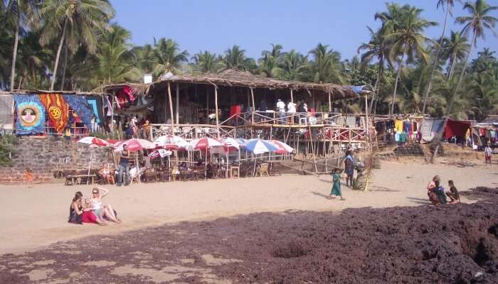 flea market on a beach