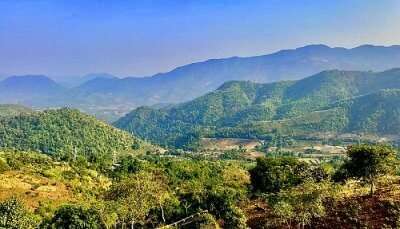 A majestic view of Ananthagiri Hills which is one of the adventurous places to visit in Andhra Pradesh